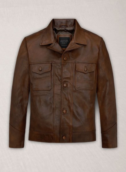 (image for) Leonardo DiCaprio Once Upon a Time in Hollywood Leather Jacket