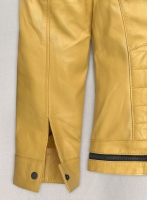 (image for) Yellow Andrew Tate Leather Jacket