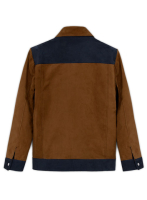 (image for) Soft Caramel Brown Suede Cristiano Ronaldo Leather Jacket #1