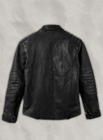 (image for) Thick Goat Black Washed & Wax David Leather Jacket