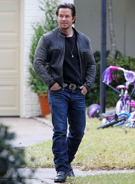 (image for) Mark Wahlberg Daddys Home Leather Jacket