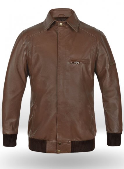 (image for) Hunter Bomber Leather Jacket