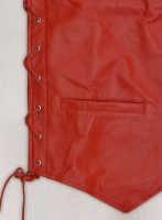 (image for) Red Leather Vest # 307