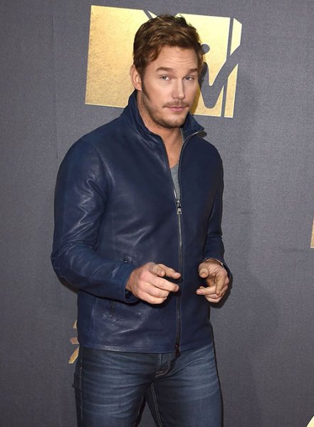 (image for) Chris Pratt Leather Jacket #4