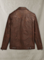 (image for) Ironwood Spanish Brown Biker Leather Jacket