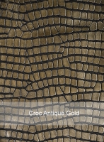 (image for) Croc Antique Gold Leather Blazer