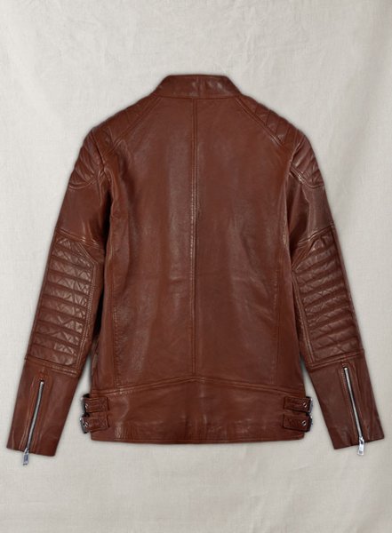 (image for) Shotgun Tan Moto Leather Jacket