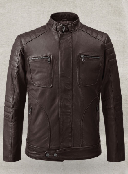 (image for) Firefly Moto Brown Biker Leather Jacket