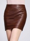 (image for) Basic Leather Skirt - # 153