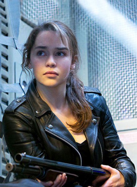 (image for) Sarah Connor Terminator Genisys Leather Jacket