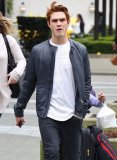 (image for) KJ Apa Leather Jacket