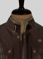 (image for) Gerard Butler Leather Jacket #1