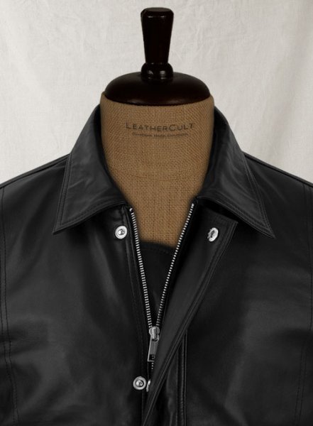 (image for) Robert Pattinson Leather Jacket #1