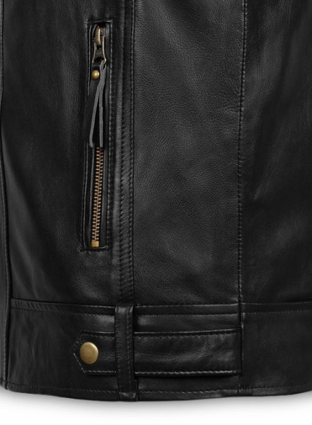 (image for) Black Leather Jacket # 660