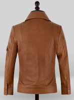 (image for) Log Cabin Brown Gigi Hadid Leather Jacket