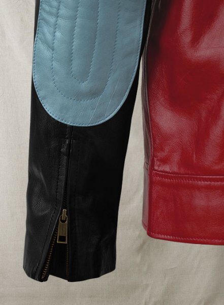 (image for) Cherry Red Akon Leather Jacket