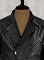 (image for) Thick Goat Black Washed & Wax David Leather Jacket