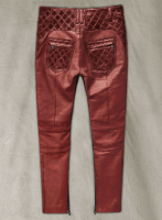 (image for) Carrier Burnt Red Leather Pants