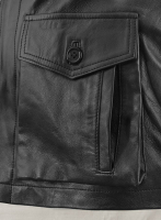 (image for) Black Jensen Ross Ackles Supernatural Season 7 Leather Jacket