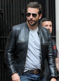 (image for) Bradley Cooper Burnt Leather Jacket