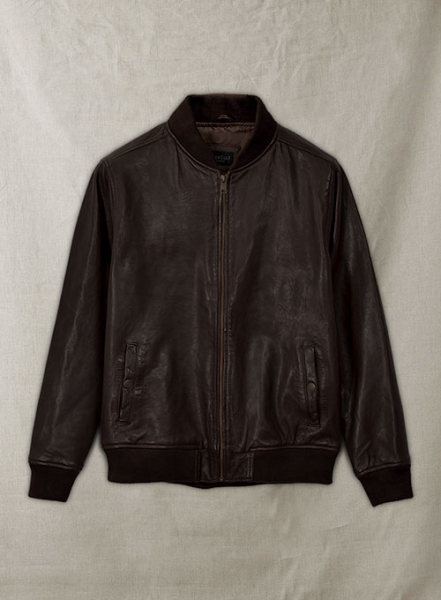 (image for) Brown Tom Cruise Leather Jacket #2