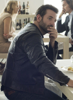 (image for) Bradley Cooper Burnt Leather Jacket