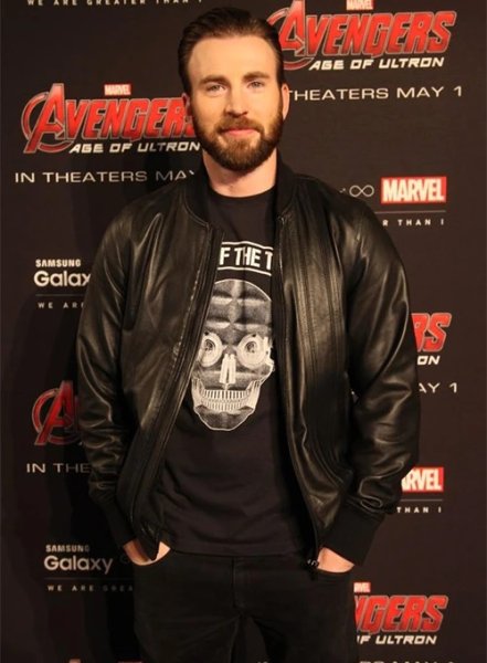 (image for) Chris Evans Leather Jacket