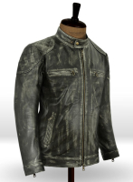 (image for) William Charcoal Leather Jacket