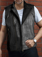 (image for) Leather Biker Vest # 313