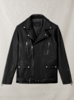 (image for) Dauntless Black Biker Leather Jacket