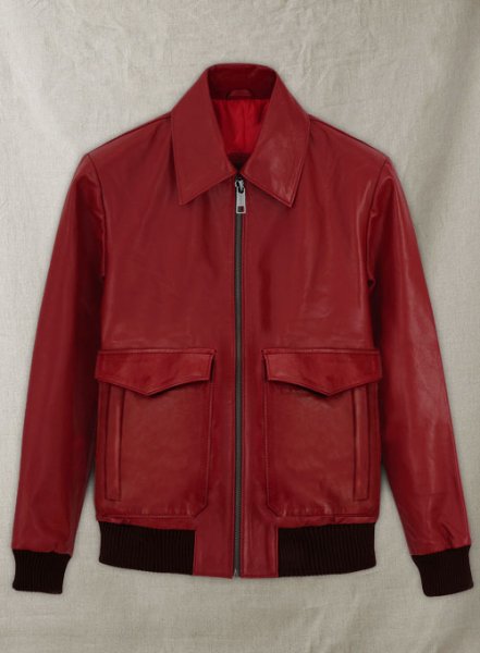 (image for) Cherry Red Drake Graham Toronto Film Festival Leather Jacket