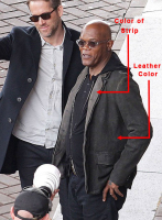 (image for) Samuel Jackson The Hitman's Wife's Bodyguard Leather Blazer