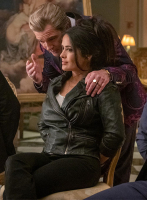 (image for) Salma Hayek The Hitman's Wife's Bodyguard Leather Jacket