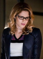 (image for) Emily Bett Rickards Arrow Leather Jacket