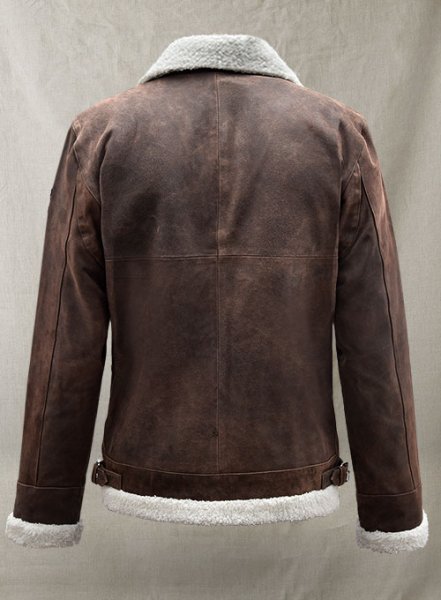 (image for) Vintage Brown Aviator Leather Jacket