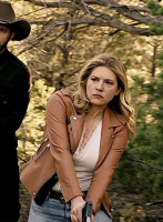 (image for) Katheryn Winnick Big Sky Leather Jacket