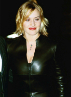 (image for) Kate Winslet Holy Smoke London Premiere Leather Jacket