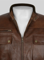 (image for) Spanish Brown Leather Jacket # 94