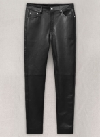 (image for) Black Leather Jeans