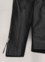 (image for) Ansel Elgort Leather Jacket #2