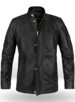 (image for) Distressed Black Californication 3 Hank Moody Leather Jacket