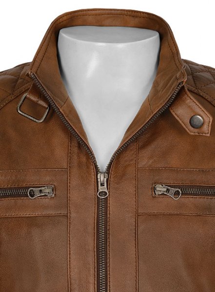 (image for) Spanish Brown Leather Jacket # 653