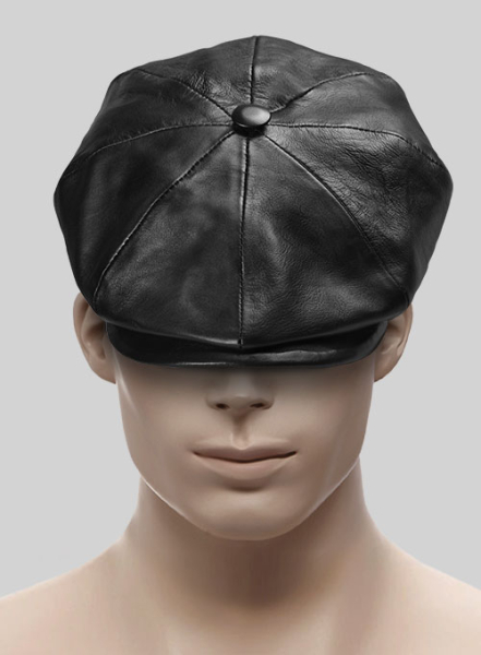 (image for) Newsboy Leather Cap