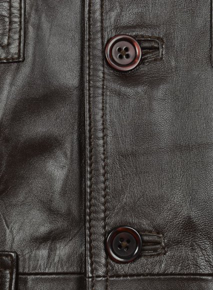 (image for) Wrinkled Brown Leather Jacket #122