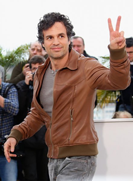 (image for) Mark Ruffalo Leather Jacket