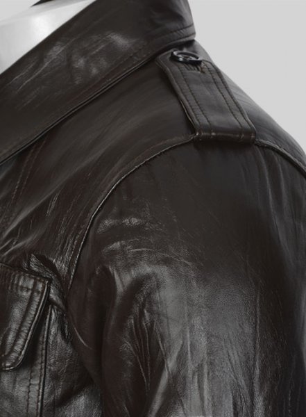 (image for) Wrinkled Brown Leather Jacket #122