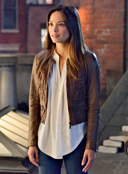 Kristin Kreuk Beauty and the Beast Leather Jacket : LeatherCult ...