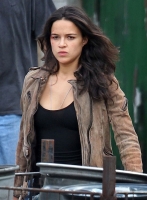 (image for) Michelle Rodriguez Furious 7 Leather Jacket