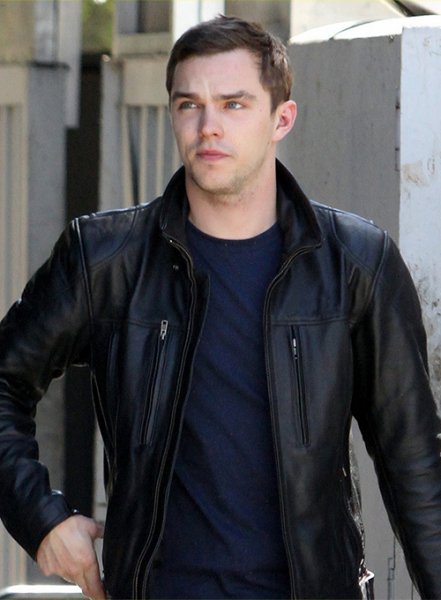 (image for) Nicholas Hoult Leather Jacket