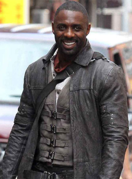 (image for) Idris Elba The Dark Tower Leather Long Coat